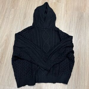 NWOT Fear of God Cable Knit Hoodie